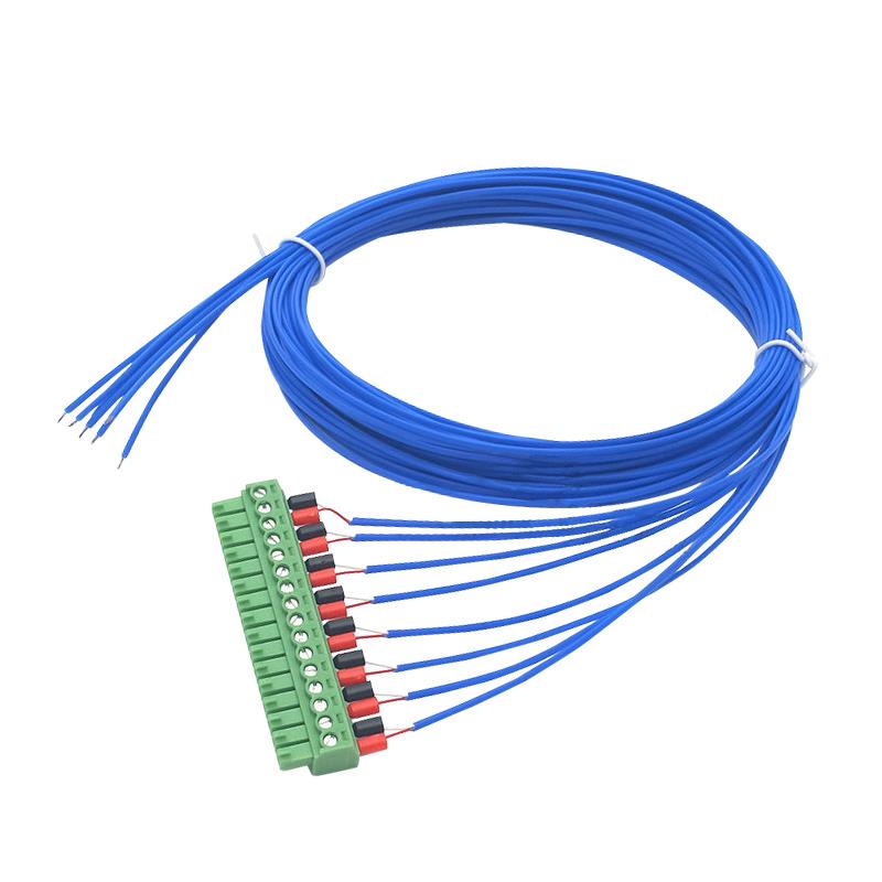 慧谱温度测试仪温度线 TCP4008/TCP3008热电偶排插原装出厂配件