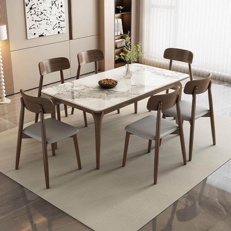 岩板餐桌椅2025新款客厅家用小户型轻奢现代简约长方形实木吃饭桌,住宅家具,岩板餐桌,淘宝优惠券,粉丝福利购,淘宝优惠卷