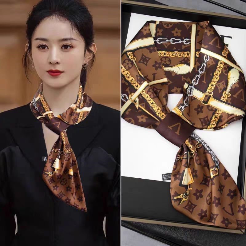 网红复古带字母斜角丝巾装饰绑发飘带绑包长款腰带Z领巾小长条,服饰配件/皮带/帽子/围巾,围巾/丝巾/披肩,淘宝优惠券,粉丝福利购,淘宝优惠卷