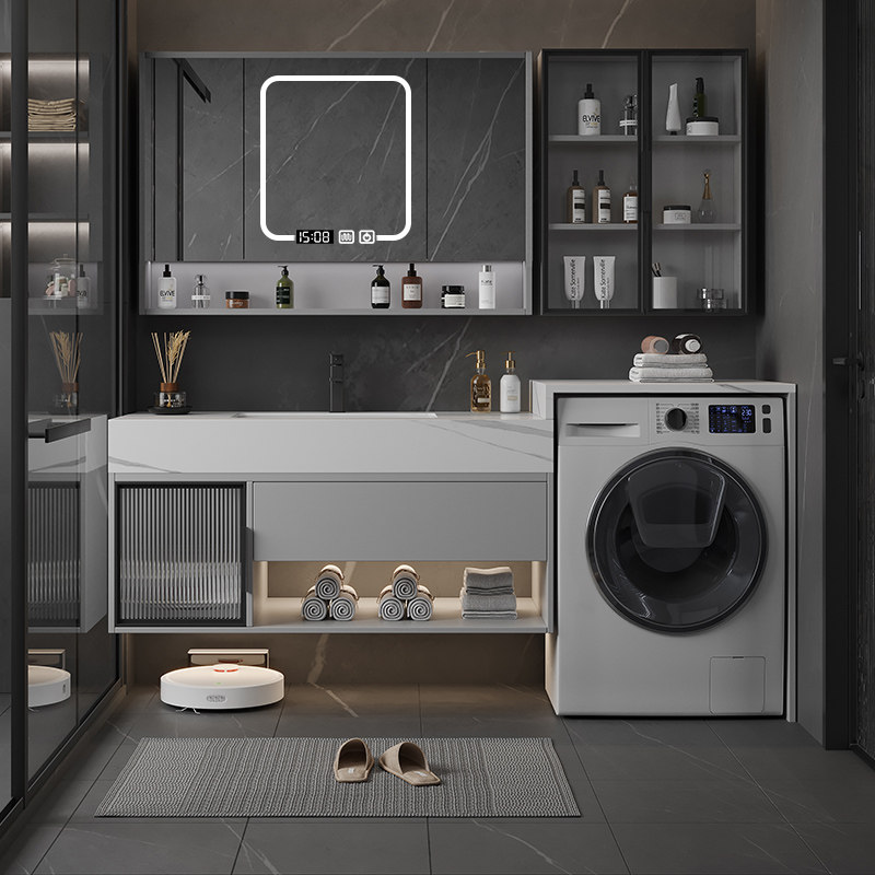 浴室柜卫生间洗手盆柜组合洗衣机一体柜洗衣池洗漱洗脸卫浴台盆柜,家装主材,浴室柜组合,淘宝优惠券,粉丝福利购,淘宝优惠卷