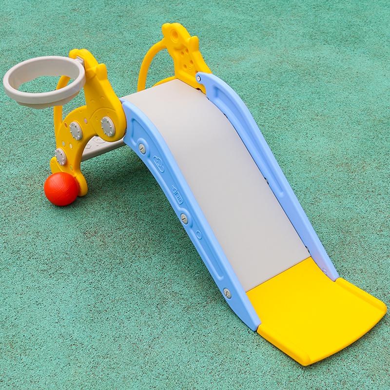 幼儿园小型滑滑梯家庭游乐场宝宝生日礼物室内玩具塑料多功能器材