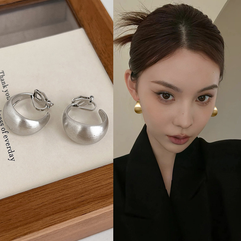简约冷淡风圈圈无耳洞耳夹女小众独特轻奢高级感2024新款爆款耳饰,饰品/流行首饰/时尚饰品新,耳夹,淘宝优惠券,粉丝福利购,淘宝优惠卷