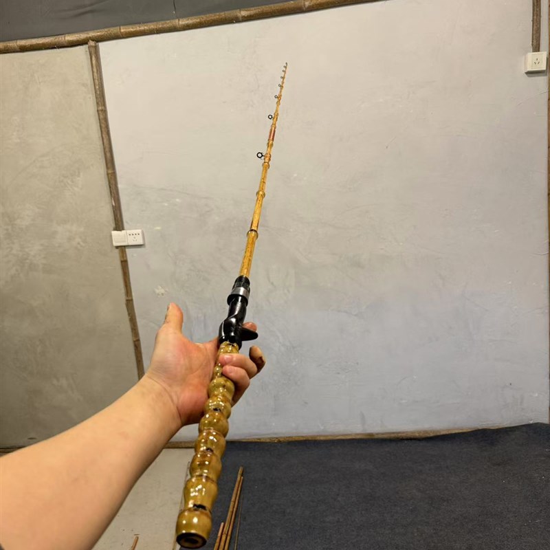 天然真竹子鱼竿罗汉竹鱼竿手工鱼竿钓鱼竹竿传统鱼竿童年回忆