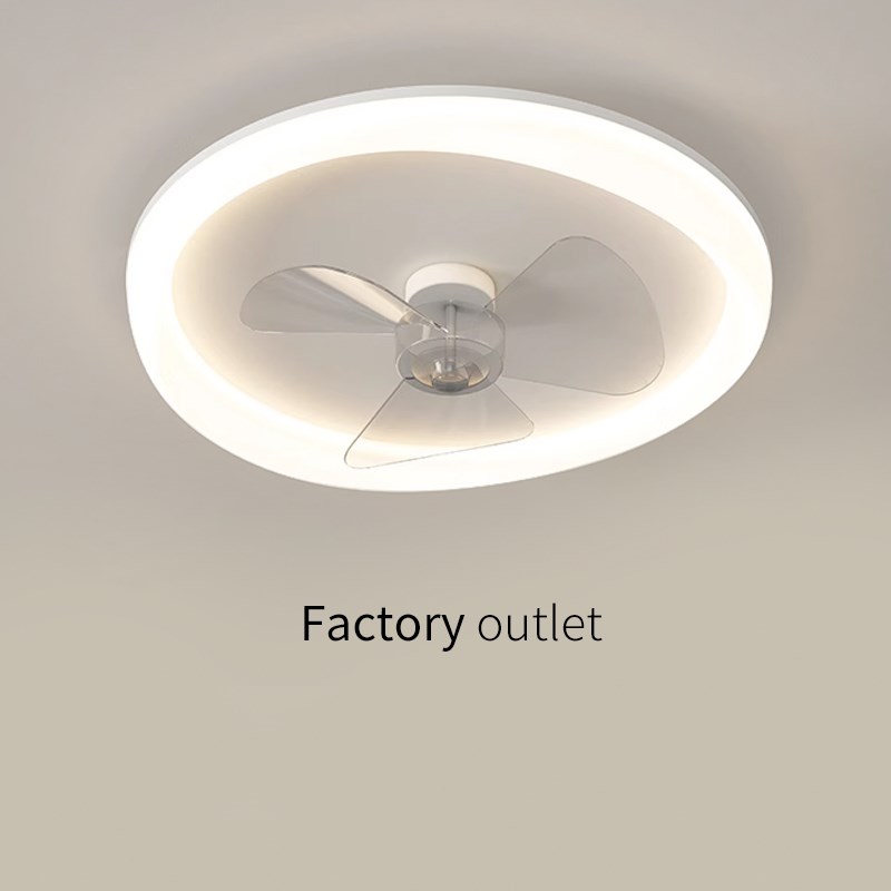 奶油风卧室灯吸顶灯吊扇灯儿童房餐厅主卧风扇电风扇灯2023年新款