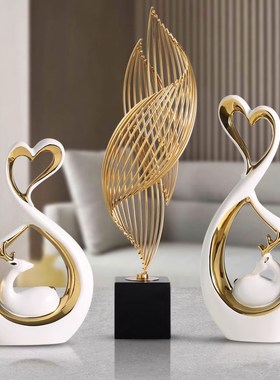 电视柜装饰摆件客厅酒柜轻奢高档高端大气上档次乔迁礼物家居饰品