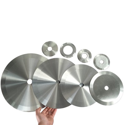 平圆刀片分切刀i食品橡胶切割w圆形刀片皮革胶带纸管分条分切机刀