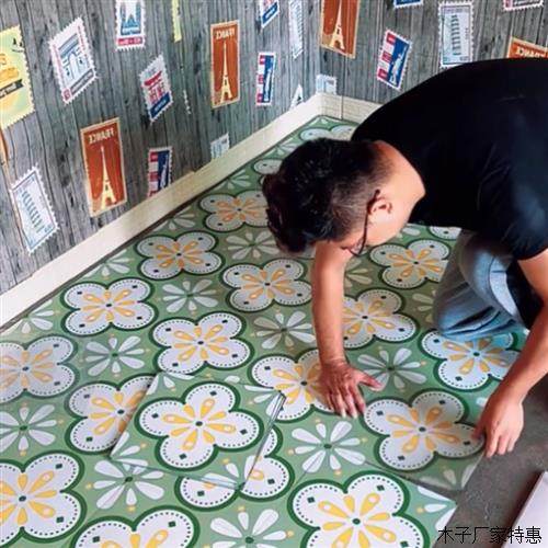 5平米PVC地板革自粘地板贴纸加C厚耐磨防水泥地防滑厨房阳台地板,家装主材,PVC地板,淘宝优惠券,粉丝福利购,淘宝优惠卷