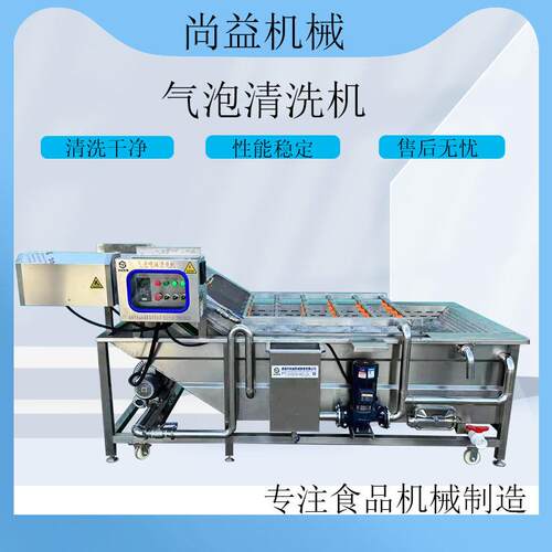 苹果气泡清洗设备清洗无花果的机器蜜柚气浪洗货机汽泡清洗机
