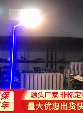 古镇路灯3米高庭院灯新款铝制方形7字led60W光源小区公园景观照明