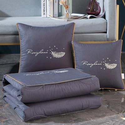 全棉抱枕被子两用二合一纯棉汽车靠垫办公室午休可折叠四季秋冬被