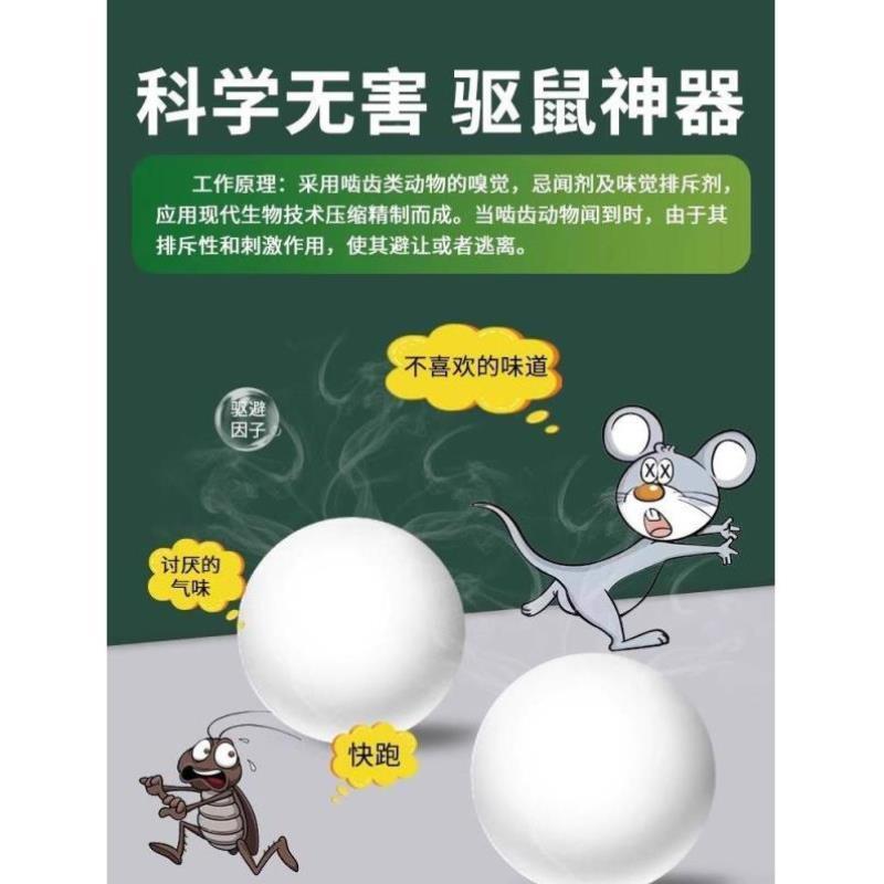 汽车防鼠神器发动机舱仓防老鼠专用车载驱赶樟脑球小车内驱鼠臭丸
