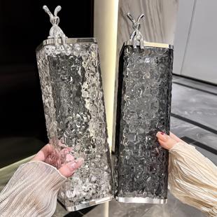 免打孔家用轻奢高颜值饮水机纸杯架取杯架 一次性杯子取杯器壁挂式
