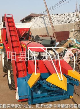 2行茎穗兼收玉米回收获机青储养殖收秸秆3行玉米获扒皮IEN收收机