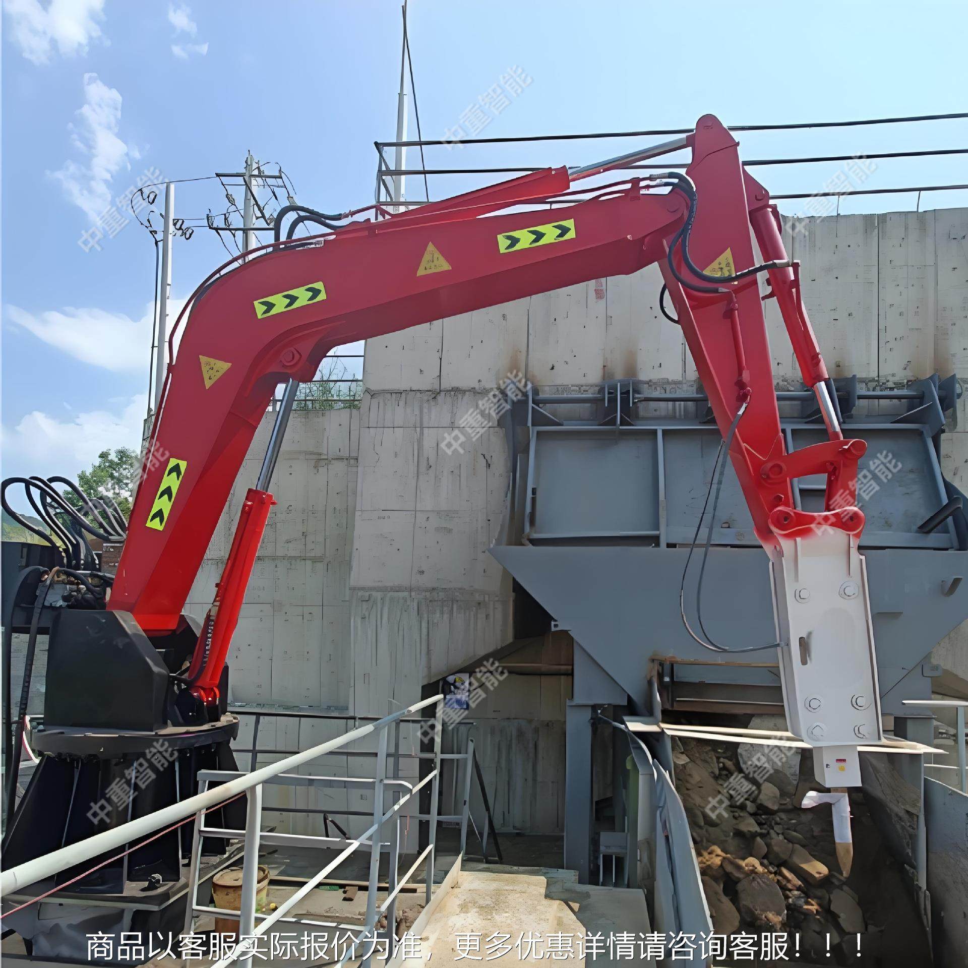 684H300固定式固破碎锤 液矿用定式液压破碎锤 B固定式电动压工作