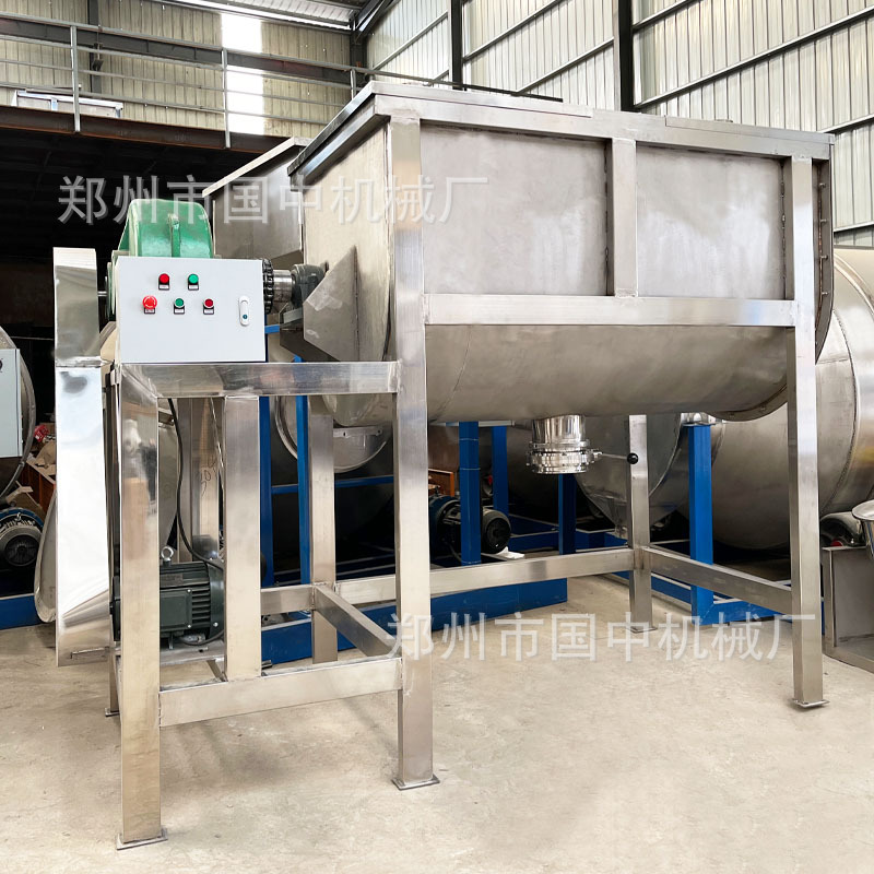 304U型不锈钢卧式搅拌机粉末拌料机腻子粉颗粒化工食品混合混料机