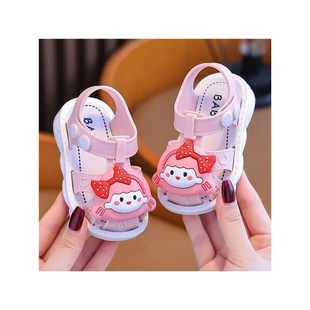 女宝两一岁半宝宝塑料凉鞋可踩水下水速干防滑可湿水玩水夏季雨天