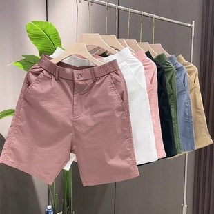 短裤 高端简约纯色休闲西装 男士 薄款 子 夏季 外穿潮流百搭五分裤 新款