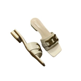 网红凉拖鞋 女夏季 女鞋 外穿z软底百搭粗跟一字拖大码 2021新款