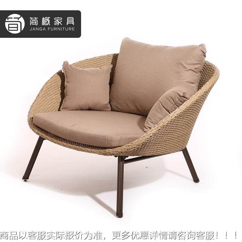 室内墅沙发椅藤家具户外院客厅庭沙发躺椅民宿别露台57藤椅阳台沙,住宅家具,户外沙发,淘宝优惠券,粉丝福利购,淘宝优惠卷