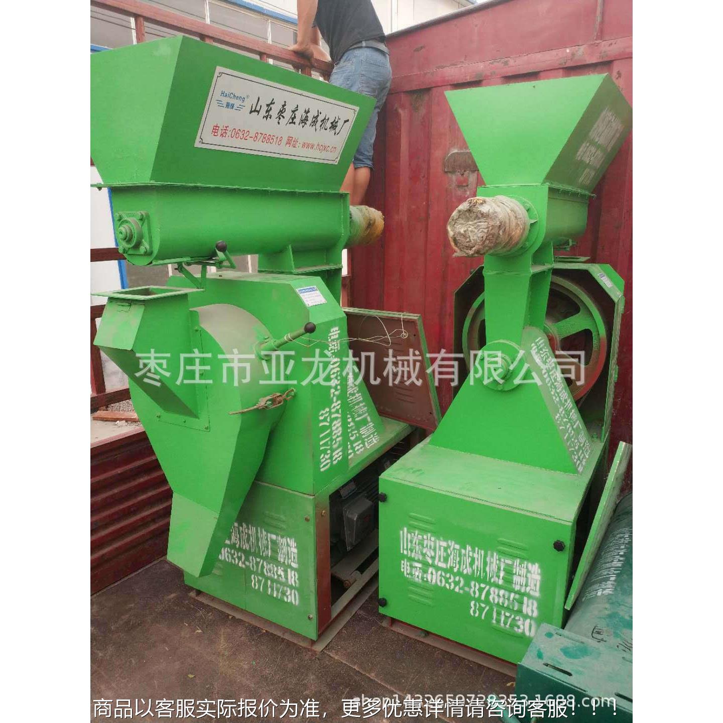 商用秸秆饲料颗粒饲多少钱一UAE台 全自玉米颗动粒料机厂家直机销