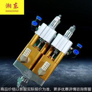 回吸可调式 精密复动打胶阀 点胶阀 大流量双液灌胶阀