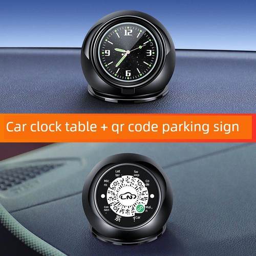 汽车表盘时钟多功能汽车高精度数字时钟中控高端珠宝汽车石英钟