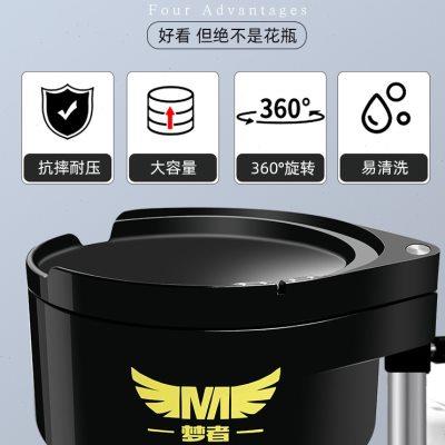 梦者大容量加深饵料盒拉饵盘钓鱼拉饵盒旋转拌饵盆散炮盆鱼饵盒