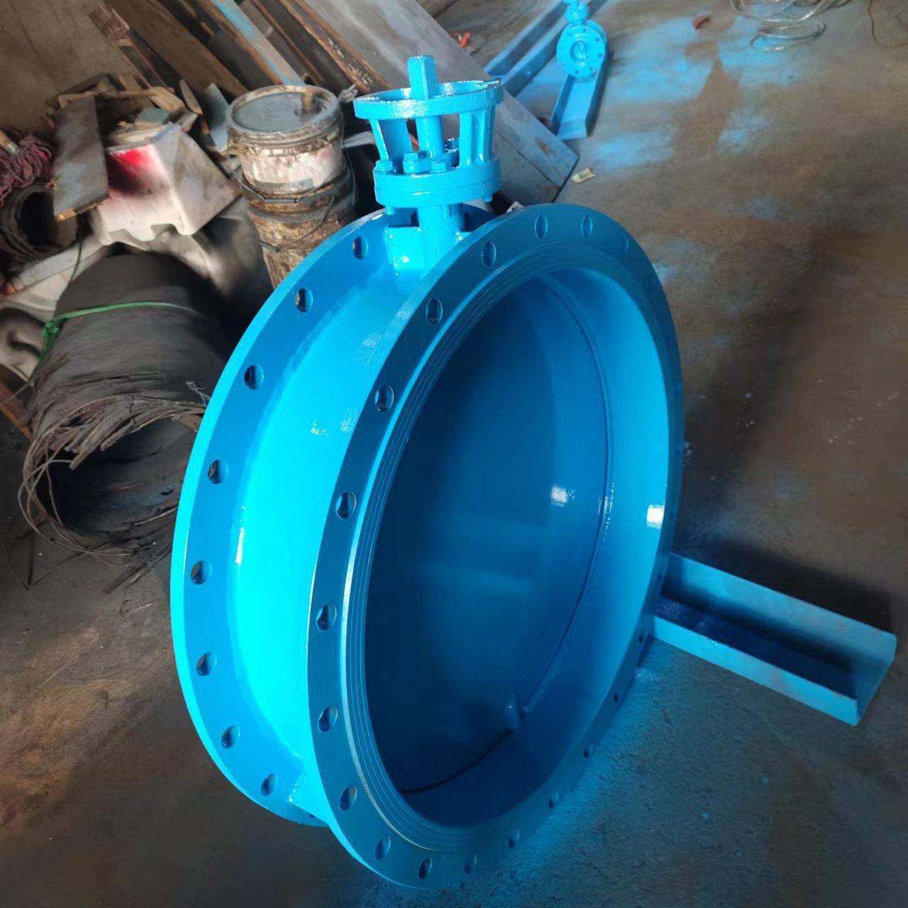 工厂直销D341W-2.5C碳钢手动通风蝶阀无头涡轮手动通风蝶阀,五金/工具,蝶阀,淘宝优惠券,粉丝福利购,淘宝优惠卷