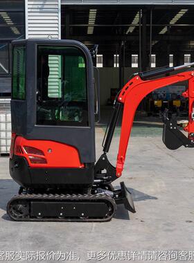 P出口美式1.8吨履带小挖机HT18小型EA排放 1800k国g小型带驾驶室