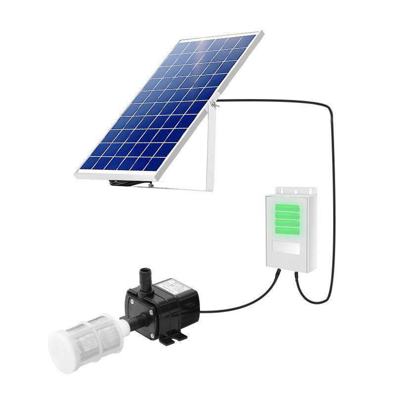 太阳能水泵循环鱼池过滤增氧鱼缸假山流水摆件抽水潜水泵户外小型