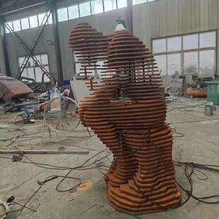 耐候钢板锈板激光切割景观景墙幕墙灯箱树池花箱加工设计定制厂