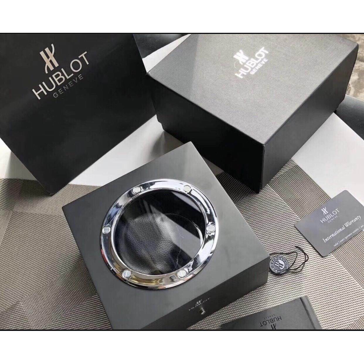 恒宝手表盒玉泰天窗手表盒黑木盒钢环手表收纳盒全套