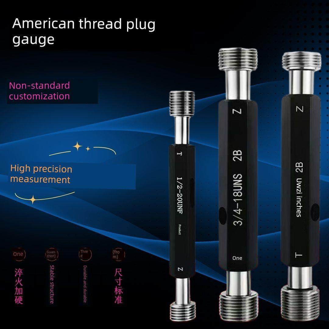 美国螺纹塞规1/2 / 9/16 5/8 11/16 Unf Unc Unef精度2B,五金/工具,量规,淘宝优惠券,粉丝福利购,淘宝优惠卷