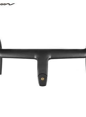 Avian飞鸟H280碳纤维一体把公路自行车把全内走轻量钛螺丝石墨烯