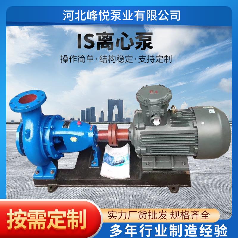 IS卧式清水离心泵IS65-50-125农田灌溉排水泵锅炉热水循环给水泵