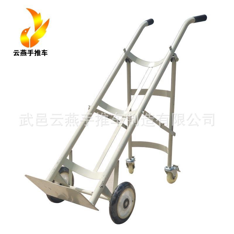 新款氧气乙炔瓶手推车气瓶搬运车四轮折叠支架手推车厂家直销