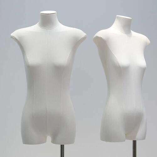 扁身模特道具女韩版女装扁平胸宽肩半身橱窗人台服装店展示架全身