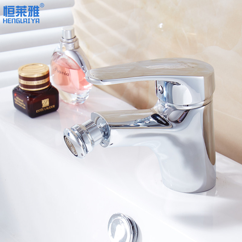 全铜妇洗器盆龙头妇洁器净身盆盥B洗盆洗屁股盆面盆脸盆冷热水龙