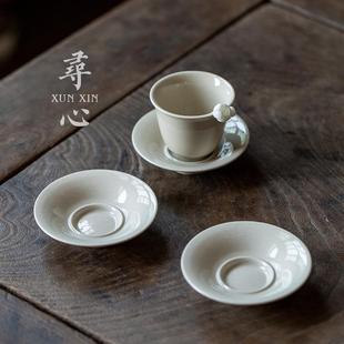 茶杯托禅意家用防滑隔热垫 功夫茶具陶瓷茶杯垫子茶道创意中式
