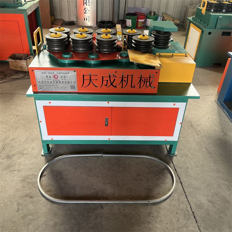 温室大棚弯管器 镀锌椭圆管y折弯 数控弯弧机R多个角度一次成型