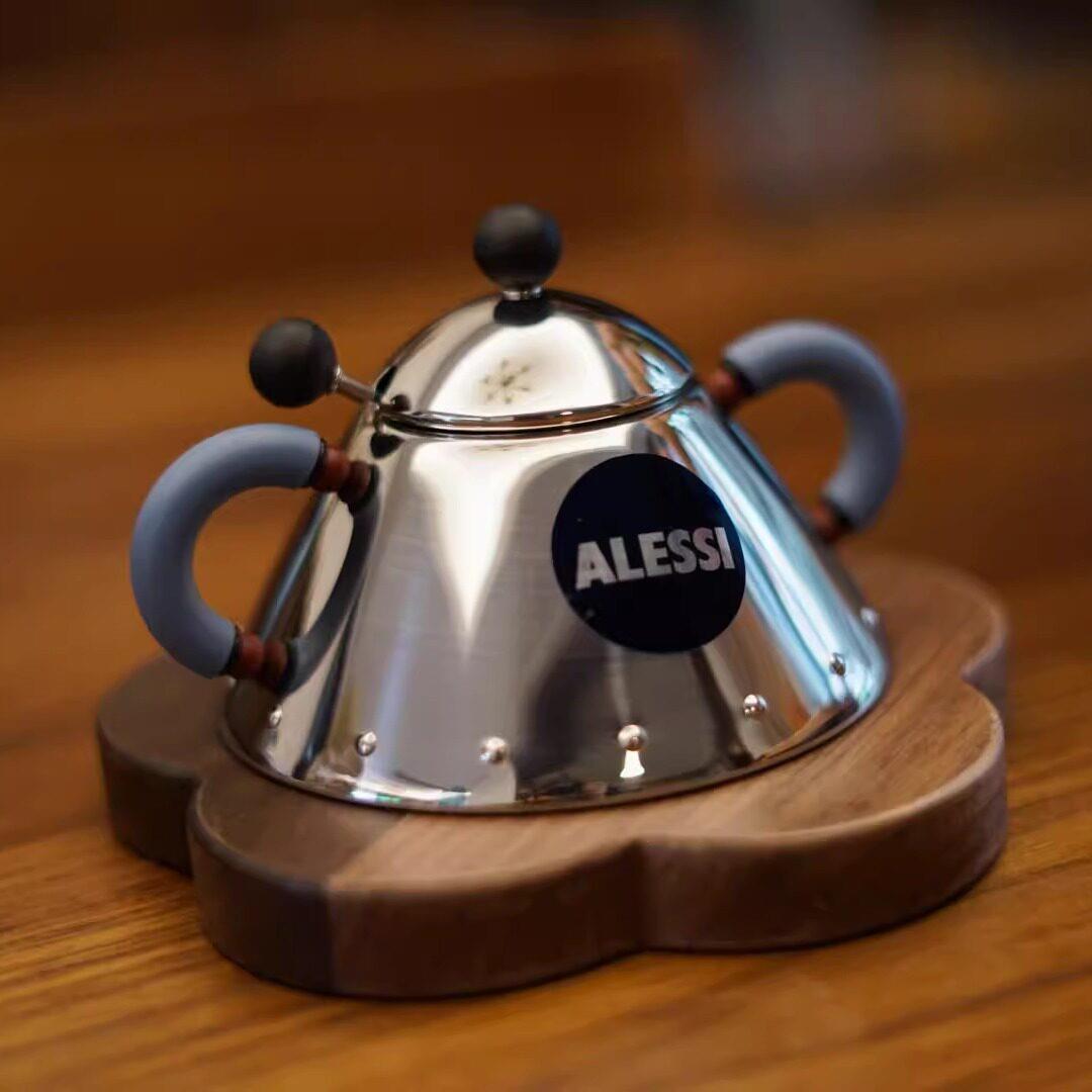 【官方授权】意大利ALESSI小鸟糖罐勺子套装厨房密封轻奢调味罐