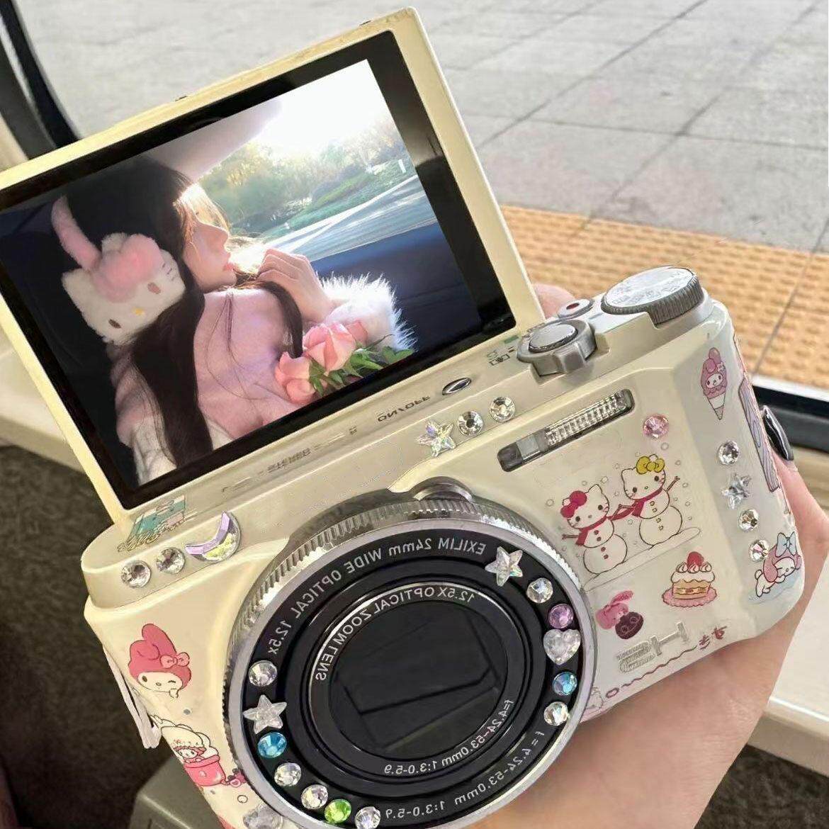 高清9600w像素可自拍前后双摄复古ccd数码儿童照相机旅游女生礼物