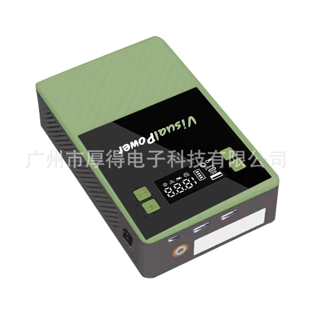 新品12v汽车应急启动电源内置气泵一体机车载紧急搭电打火神器