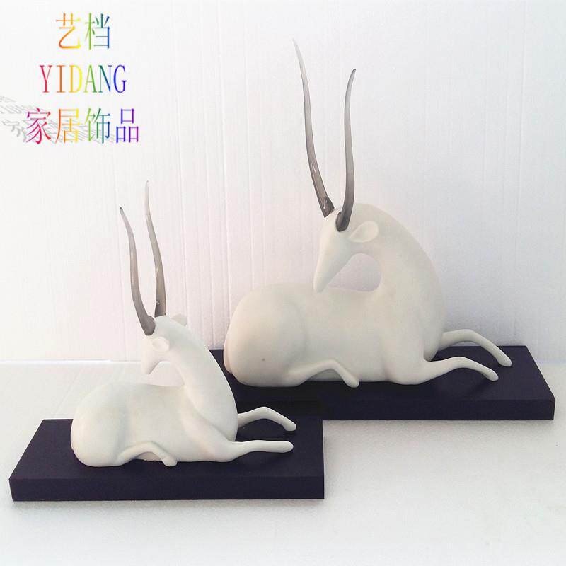 树脂工艺品羊摆件 欧式工艺品 简约现代动物摆饰 创意装饰摆件
