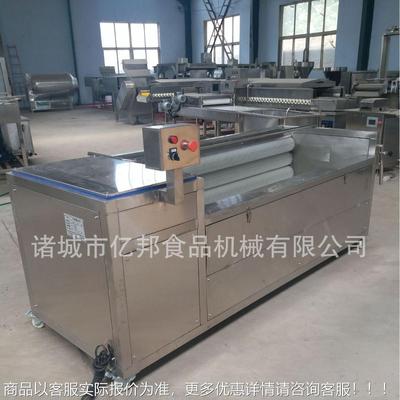 厂家现货毛刷清洗机 红枣洗核桃花生清U机药材去泥型OXY毛 辊清洗