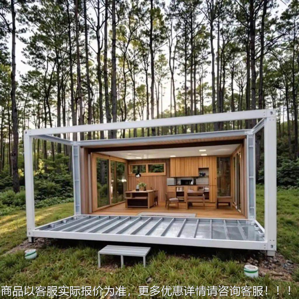 集装箱-框房架镀锌块钢家用屋装箱现代模化家庭客厅集装箱框集架,基础建材,轻钢别墅,淘宝优惠券,粉丝福利购,淘宝优惠卷