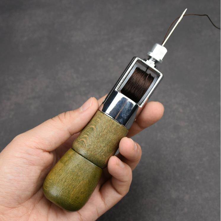 皮革手缝机直钩锥子皮具手工缝线 线器工具千枚通diy皮艺缝线 线