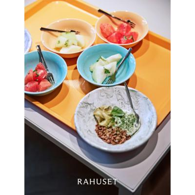Rahuset HAY大理石纹路搪瓷餐盘 soft ice摆盘装饰 北欧进口正品