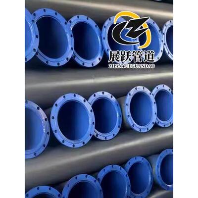 内涂塑环氧粉末外3PE防腐钢管 矿用承插法兰沟槽炼接涂塑无缝管道