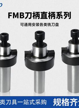 直柄平面铣刀柄 铣刀盘连接杆铣床吊杆C12 16 20 25 32 FMB22刀柄